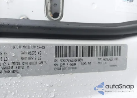 2020 Chrysler 300 300S z USA, uszkodzony, nr VIN 2C3CCABG0LH103489